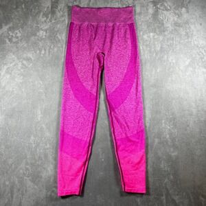 PINK Victoria's Secret Seamless High Waist Leggings Workout Athleisure Magenta M